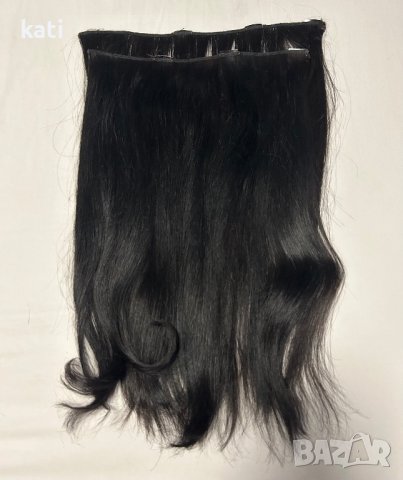 Естествена коса на треса - екстеншън, снимка 1
