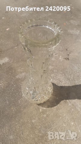 Стъклена ваза-10лв, снимка 1