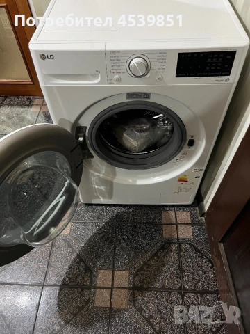 Пералня LG F2WV3S7S0E – 7 кг, Direct Drive, Steam+, снимка 2 - Перални - 53069122