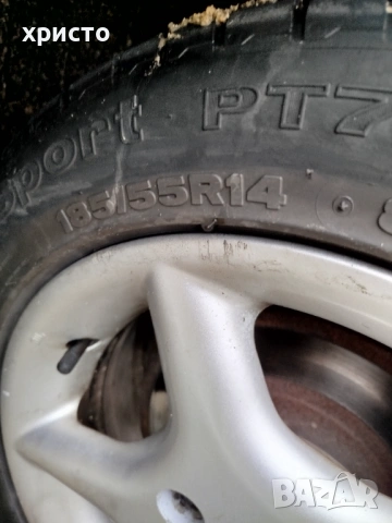 Алуминиеви джанти 14"  фиат, снимка 2 - Гуми и джанти - 53355315