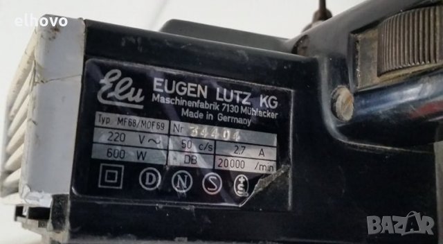 Оберфреза ELU Eugen Lutz KG MF68, снимка 4 - Други инструменти - 28120320