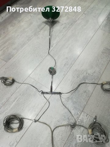 Модерен регулируем пендел с 5 изхода:(1х110см;2х170см и 2х4,80см), снимка 4 - Лампи за таван - 39577356