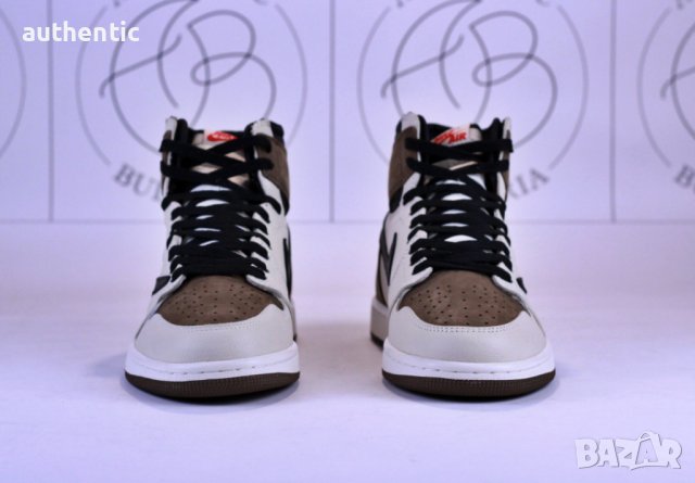 Nike Air Jordan 1 x Travis Scott, Travis Scott Fragment Мъжки Дамски Маратонки, снимка 13 - Ежедневни обувки - 34310745