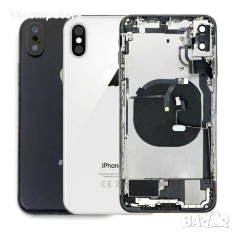 Капак батерия Оригинален Оборудван за iPhone X 5.8 / Бял / КЛАС А Баркод : 482952