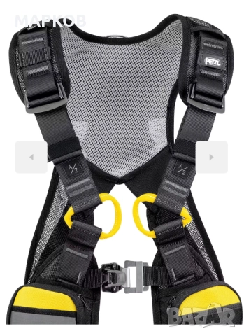 Седалка за работа Petzl Newton Easyfit - black/yellow, снимка 8 - Спортна екипировка - 52922948