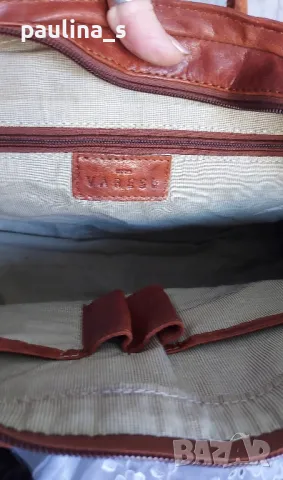 Винтидж аутлет / Естествена кожа / Чанта "Varese" , снимка 11 - Чанти - 48822308