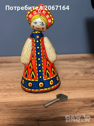 Стара ламаринена играчка, снимка 2 - Колекции - 50463709