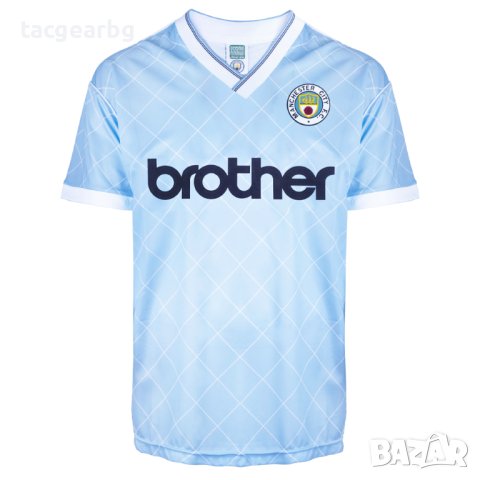 Manchester City 1988 Retro Football Shirt SCORE DRAW