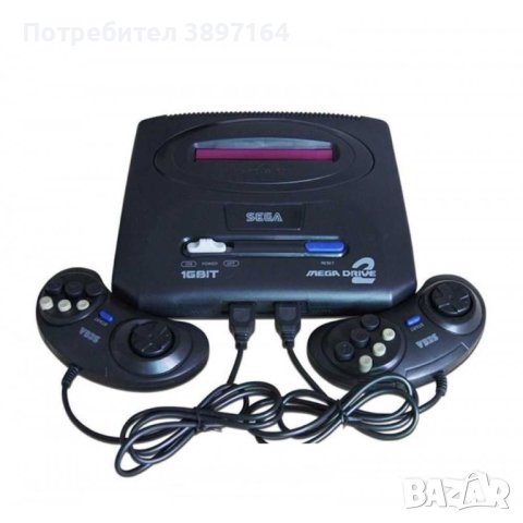 Ретро телевизионна игра SEGA MEGA DRIVE 2, снимка 4 - Други игри и конзоли - 44100564