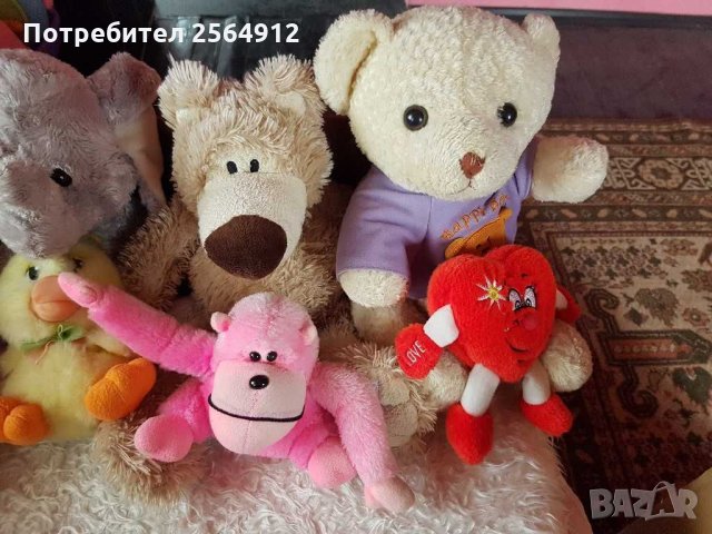 Продавам лот от детски плюшени играчки , снимка 4 - Плюшени играчки - 28681454