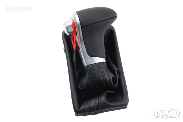 Топка кожена за Скоростен Лост с Маншон за Audi A3 A4 A5 A6 Q5 Q7 Автоматик, снимка 3 - Аксесоари и консумативи - 39265836