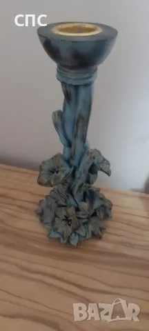 Красив свещник полирезин 