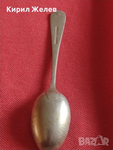 Стара лъжичка за кафе и чай Английски стил с печат STAINLESS NICEEL за КОЛЕКЦИЯ ДЕКОРАЦИЯ 31664, снимка 8 - Други ценни предмети - 43813619