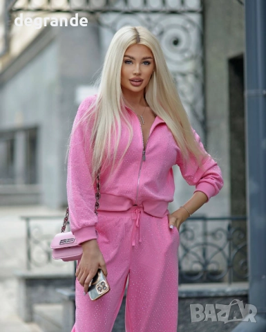 Хит модел Секси спортен сет с БЛЕСТЯЩИ КАМЪЧЕТА