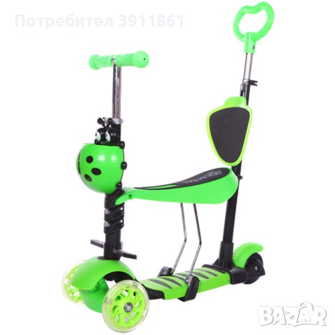 Детска тротинетка скутер 3в1 Scooter, снимка 4 - Скутери и тротинетки - 43009945