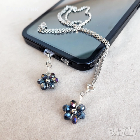 Силиконови протектори за смартфон с бижу висулки, снимка 13 - Фолия, протектори - 51539930