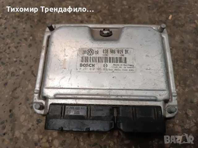 Компютър ECU Volkswagen Passat 5 2001 1.9 TDI, 0281010305 038906019BK, 0 281 010 305 , 038 906 019BK