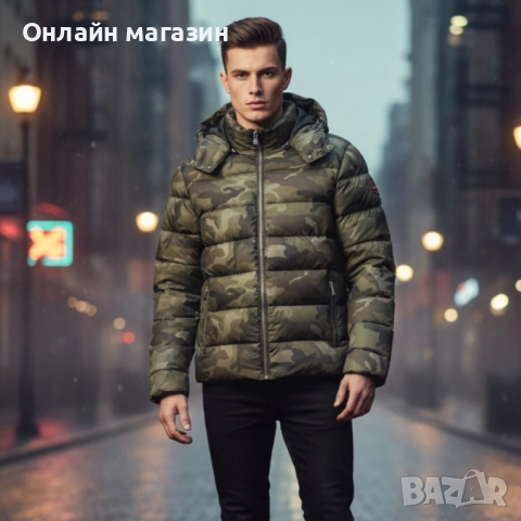 Топло капитонирано яке, снимка 3 - Якета - 51851609