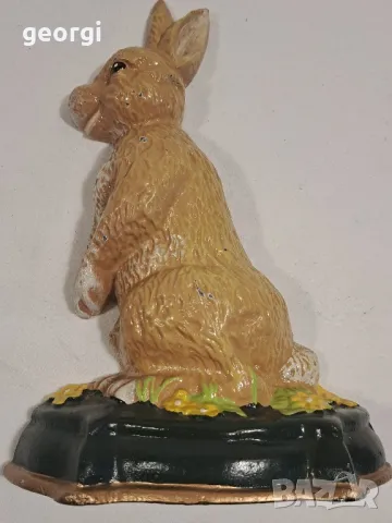 чугунен стопер за врата заек  23/4, снимка 6 - Декорация за дома - 47684921