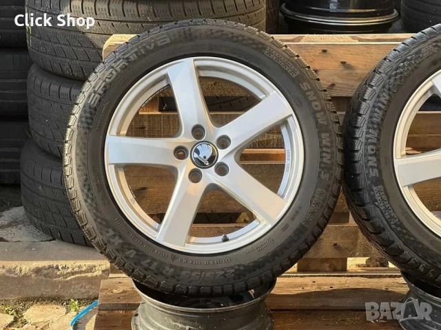 х112 17 Джанти Skoda Octavia SuperB Шкода 5x112, снимка 5 - Гуми и джанти - 52714274