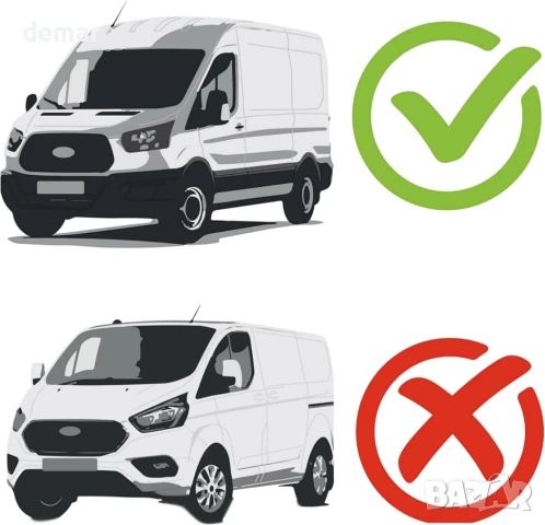 Комплект водоустойчиви калъфи за седалки за Ford Transit Mk 8 - 2014 г. нататък, снимка 2 - Аксесоари и консумативи - 51243030