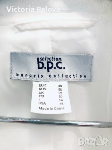 Стилно  сако,лен и памук, снимка 8 - Сака - 37322792