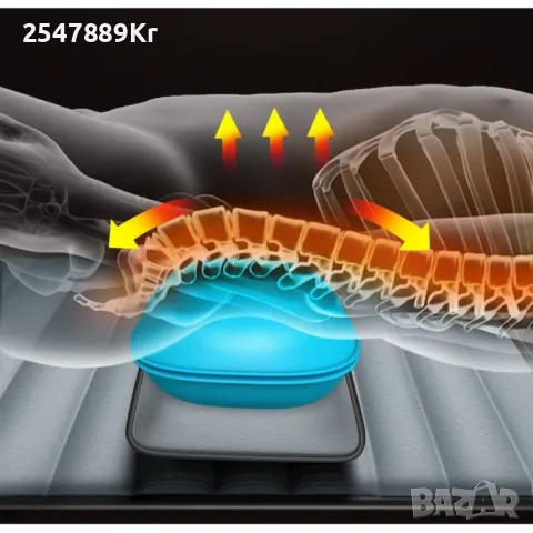 Масажен матрак с вибрационно отопление и масаж на краката – Пълна релаксация у дома, снимка 2 - Друга електроника - 49555879