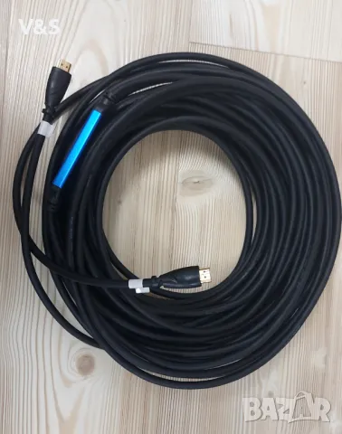 Кабел HDMI 4K/60HZ HDMI кабел 25m (HDMI 2.0.18Gbps) ултра високоскоростен позлатен, снимка 2 - Стойки, 3D очила, аксесоари - 48390854