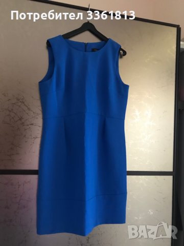 Продавам копринена рокля в синьо , снимка 3 - Рокли - 36807250