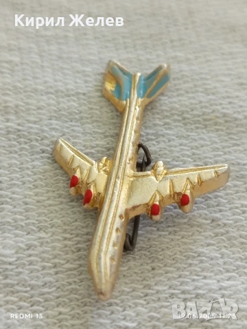 Стара значка първият модел самолет от серията Lockheed за КОЛЕКЦИЯ ДЕКОРАЦИЯ 47147, снимка 3 - Колекции - 50720879