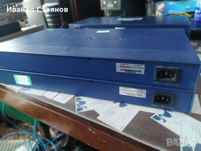 Управляем POE Switch Netgear Pro Safe FS728TP Подходящ за видеонаблюдение, снимка 3 - Суичове - 32648658