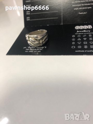 Сребърен пръстен, снимка 2 - Пръстени - 40576837