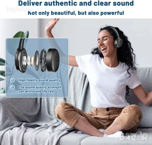 BKM600 Безжични слушалки за телевизор, с Bluetooth USB предавател, снимка 6 - Bluetooth слушалки - 50525711