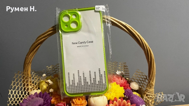Цветни Силиконови Калъфи за Iphone, снимка 2 - Калъфи, кейсове - 52542283