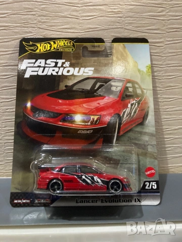 hot wheels fast and furious mitsubishi lancer evolution ix