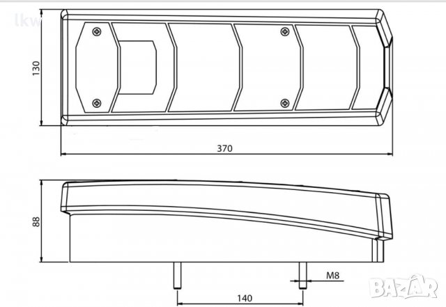 Стопове за Mercedes Benz Actros MP4, Atego Шоф. или Пасаж. страна, снимка 5 - Части - 26993794