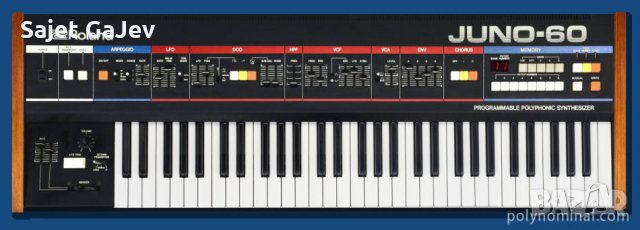 Roland Juno 6,60 или 106, снимка 2 - Синтезатори - 27059196