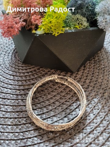 Дамски сребърни обеци тип халки филигран! Състояние ново! , снимка 7 - Обеци - 43055966