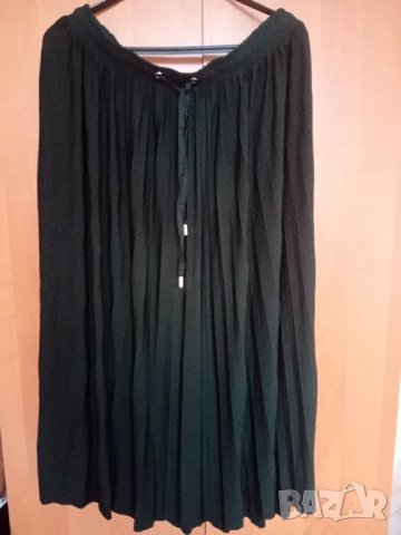 Дълга пола солей/плисе, снимка 1