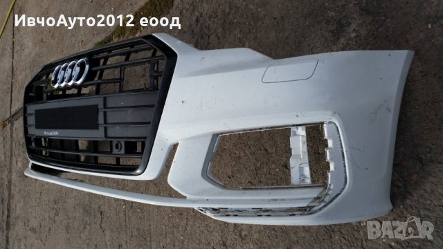Броня предна  за AUDI A6 night panel от 2018Г ОРИГИНАЛНА ( ауди а6 след 2018г) комплект , снимка 3 - Части - 26671351