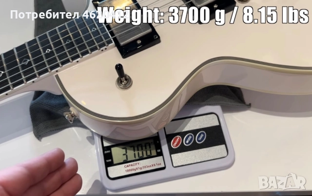 Epiphone Jerry Cantrell Prophecy Les Paul Custom Bone White, снимка 14 - Китари - 52247073