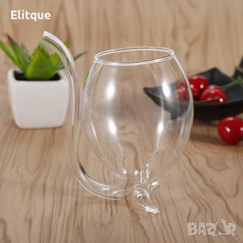 Чаша за Вино - Вампир 300ml боросиликатно стъкло Уникален подарък WSKB4, снимка 3 - Други стоки за дома - 52817043