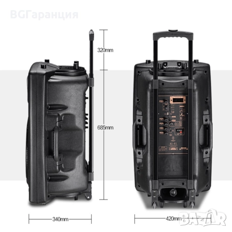 MBA Караоке Тонколона F-12, снимка 3 - Тонколони - 52263280