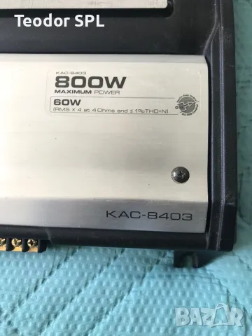 4 канален авто усилвател Kenwood , снимка 9 - Аксесоари и консумативи - 49460974