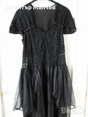 Театрална карнавална рокля в стил 1923 г. дантела воал, неглиже, отлична