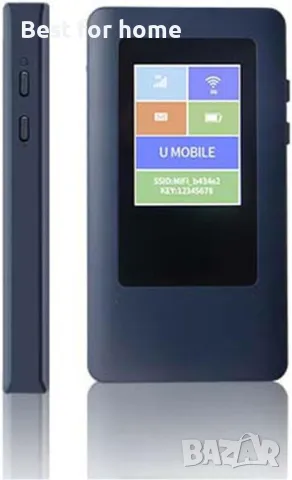 Безжичен рутер NDUP H68-2, Dual Band 2.4G/5G, 1600Mbps, черен