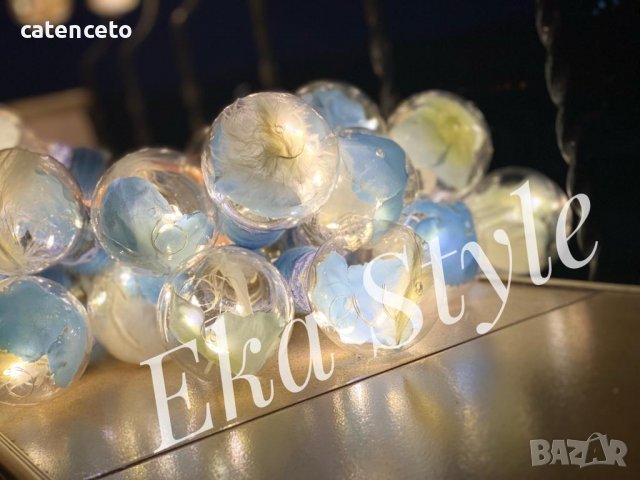 Лед гирлянд от 20 бр лампи, снимка 2 - Лед осветление - 37129492