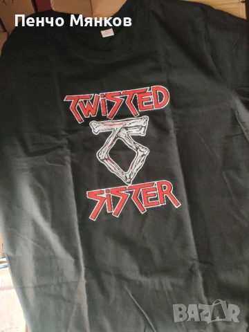 Памучна тениска TWISTED SISTER XXL