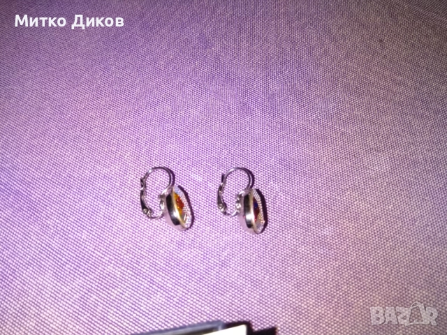 обеци с кристал ОРИГИНАЛЕН на марката Swarovski нови, снимка 6 - Обеци - 51723380