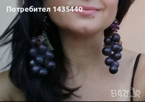 Ръчно изработени обеци от серията “Забранения плод” на дизайнерката Анелия Милчева, снимка 2 - Обеци - 52366335